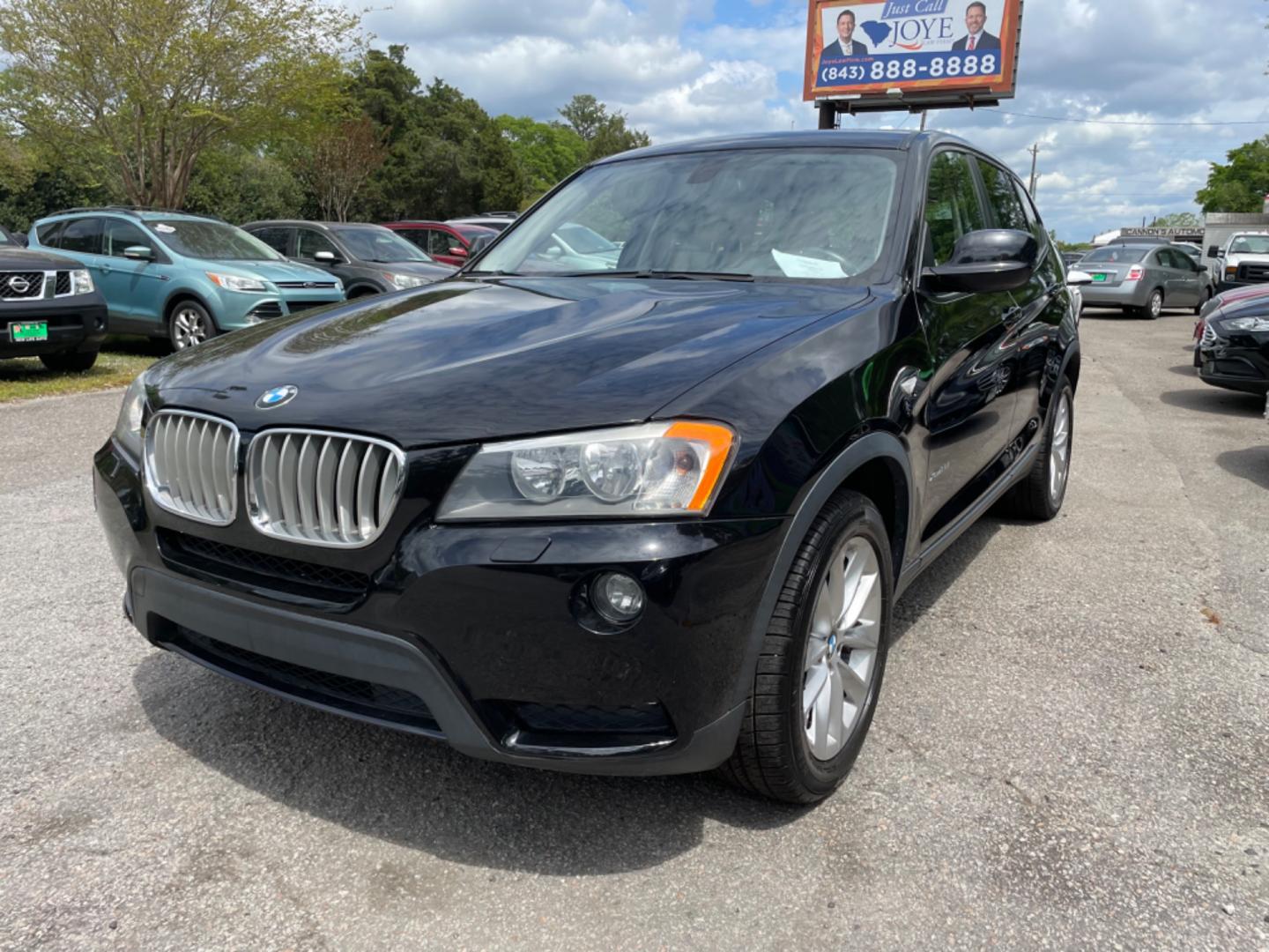 2014 BLACK BMW X3 XDRIVE28I (5UXWX9C53E0) with an 2.0L engine, Automatic transmission, located at 5103 Dorchester Rd., Charleston, SC, 29418-5607, (843) 767-1122, 36.245171, -115.228050 - Photo#2